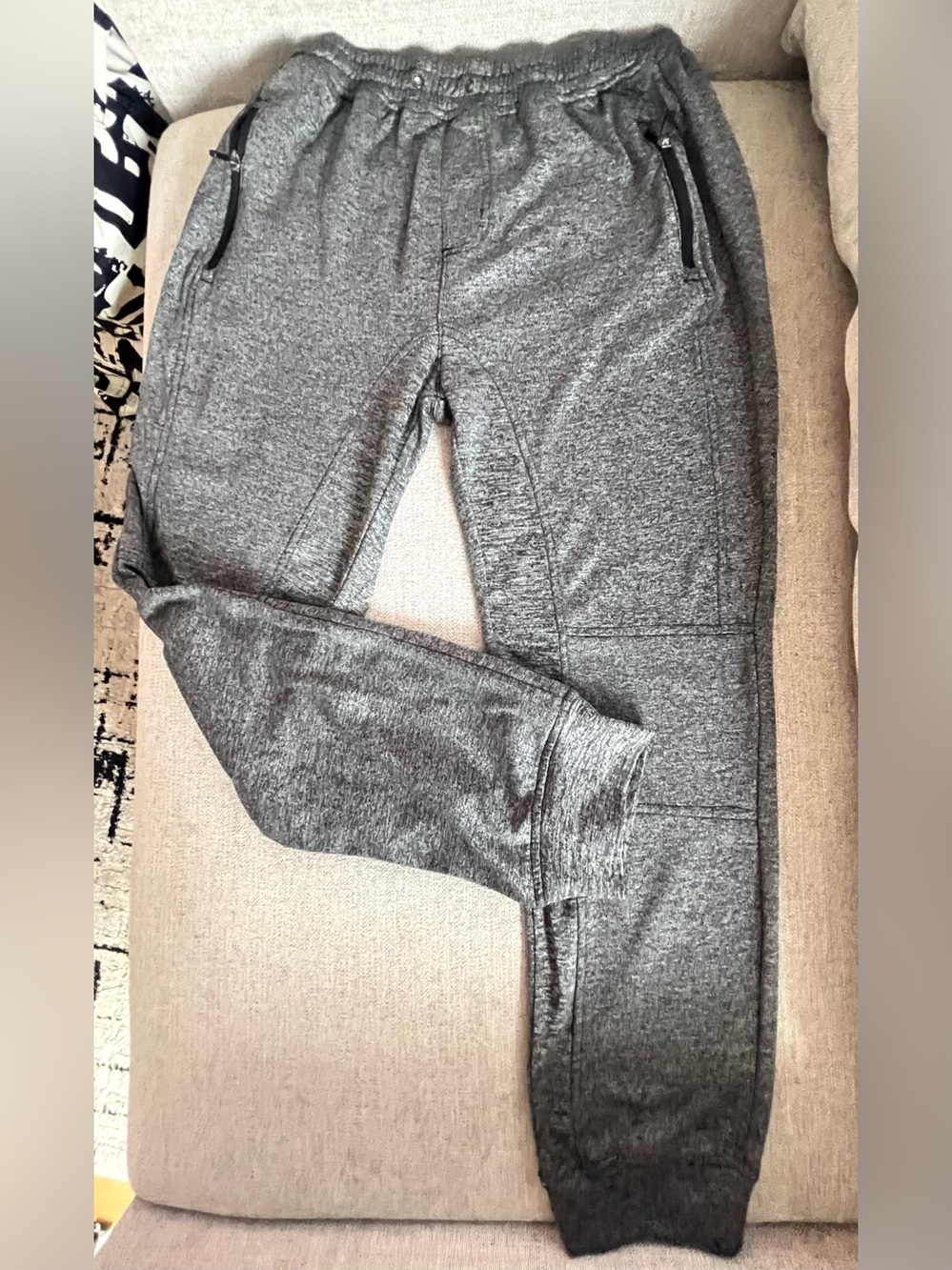 Men’s Gray Active Jogger Pants - Comfortable Everyday Bottoms